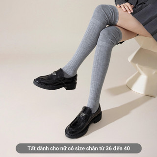 [LIVE MỞ BÁN] Tất đùi nữ cổ cao mang boot GOMTAT, vớ đùi mùa đông thời trang mang bốt, phong cách Hàn Quốc - KEM-002