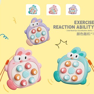 Đồ Chơi Gõ Chữ Popit Cầm Tay An Toàn, Đồ Chơi Đập Chuột Cho Bé Trai Bé Gái Rèn Trí Thông Minh 89114