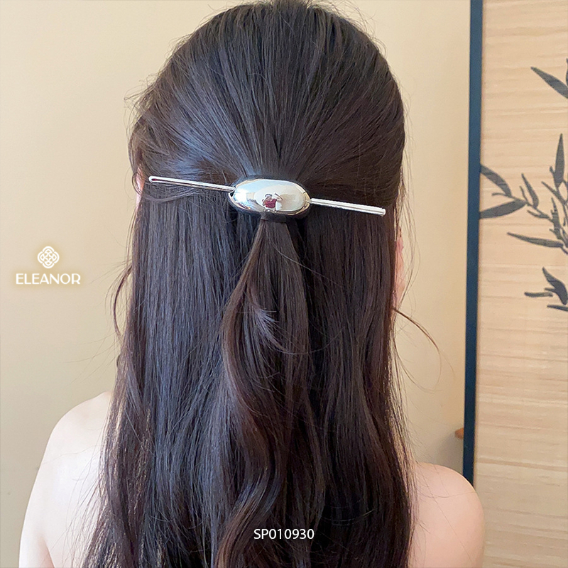 Trâm cài tóc nữ Eleanor Accessories viền trơn hình mặt trăng khuyết phụ kiện tóc ghim tóc 10930