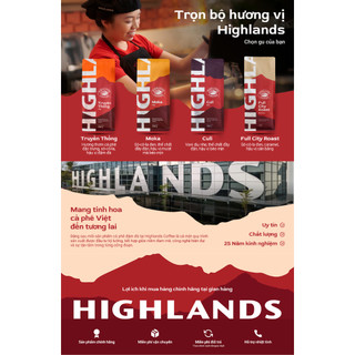 Cà Phê Hạt Full City Roast Highlands Coffee 1kg