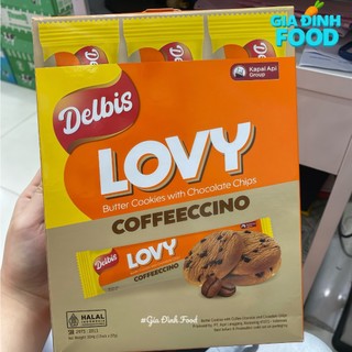 Bánh Quy Bơ Lovy Delbis Coffeeccino/ Chocobutter - Hộp 324g