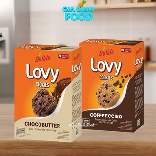 Bánh Quy Bơ Lovy Delbis Coffeeccino/ Chocobutter - Hộp 324g