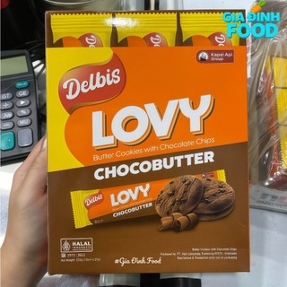 Bánh Quy Bơ Lovy Delbis Coffeeccino/ Chocobutter - Hộp 324g