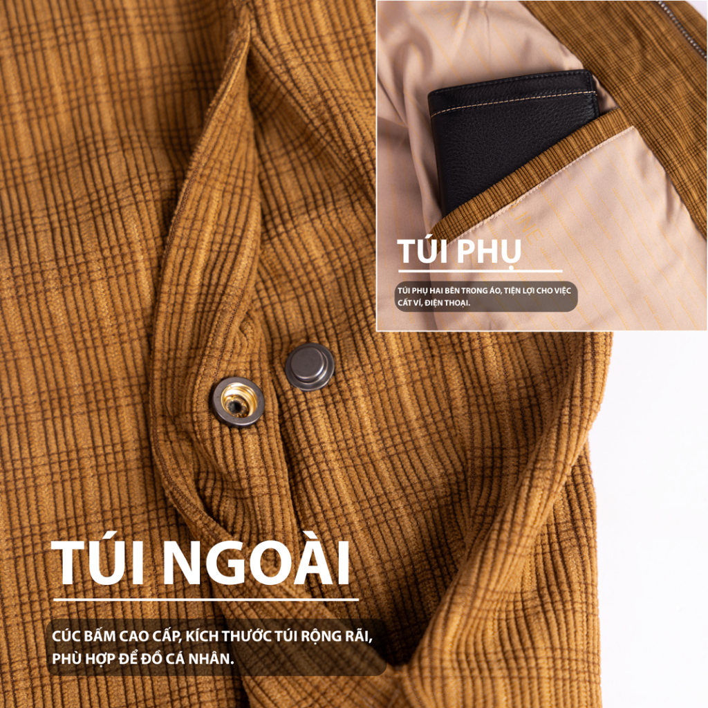 Áo khoác nam MASCULINE MAK513, MAK514, MAK515 - Kiểu dáng bomber trẻ trung, chất liệu cao cấp