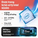 Laptop AOC NoteBook giá rẻ 15.6 inch, Intel N5095, Ram 16GB, SSD 512GB, Win 11 - Bảo hành 2 năm — ảnh 4