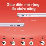 Laptop AOC NoteBook giá rẻ 15.6 inch, Intel N5095, Ram 16GB, SSD 512GB, Win 11 - Bảo hành 2 năm — ảnh 3
