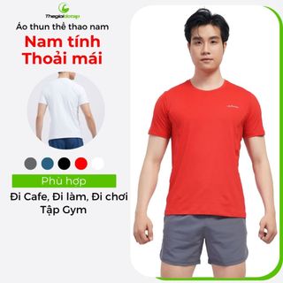 Áo Thun Thể Thao Nam ICADO HT101 Thun Lạnh Thoáng Khí Co Dãn 4 Chiều Áo Thun Nam Nhẹ thegioidotap