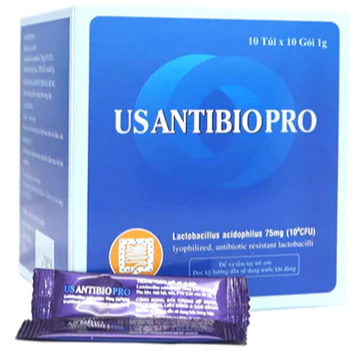 Men tiêu hoá Us ANTIBIO Pro UsANTIBIOPro đầy hơi tức dạ dày bổ sung lợi khuẩn cân bằng vi khuẩn đường ruột tiêu hóa tốt,