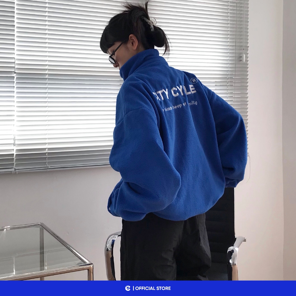 Áo khoác local brand Black Sheep City Cycle lông cừu form rộng oversize unisex