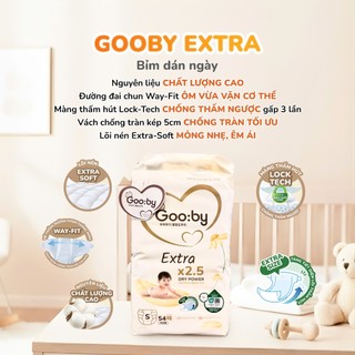 [Kèm Quà Mới] Tã/Bỉm Dán/Quần Gooby Extra/Premium Đủ Size Cho Bé NB,S,M,L,XL,XXL,3XL - Lucie's Mom