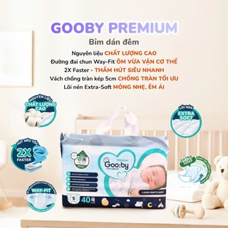 [Kèm Quà Mới] Tã/Bỉm Dán/Quần Gooby Extra/Premium Đủ Size Cho Bé NB,S,M,L,XL,XXL,3XL - Lucie's Mom