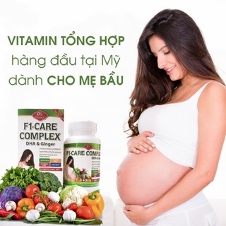 Viên uống bổ sung vitamin tổng hợp cho bà bầu Olympian Labs F1- Care Complex hộp 30 viên
