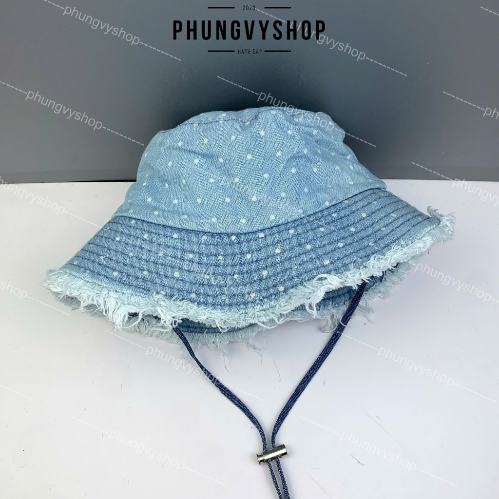 Mũ bucket đơn giản nam nữ thoáng mát- JEAN TRƠN - nón tai bèo vành