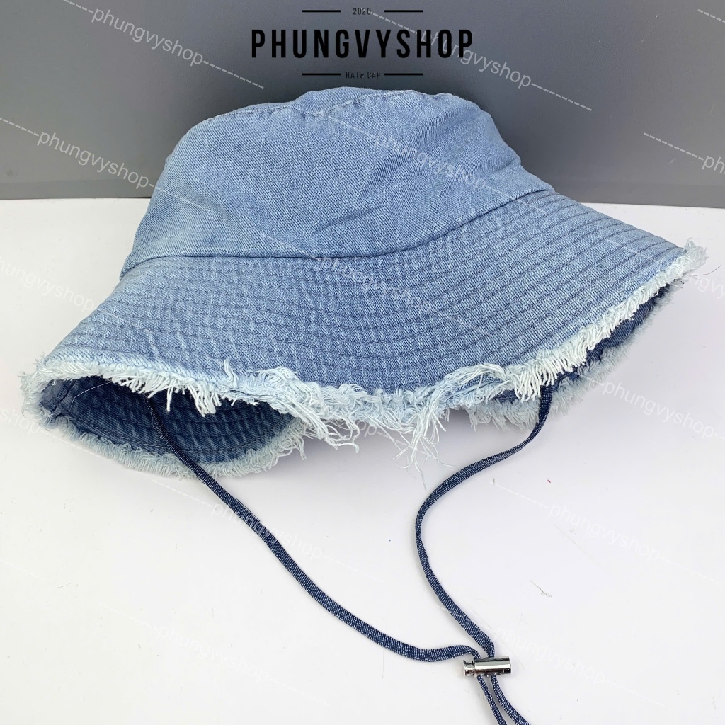 Mũ bucket đơn giản nam nữ thoáng mát- JEAN TRƠN - nón tai bèo vành