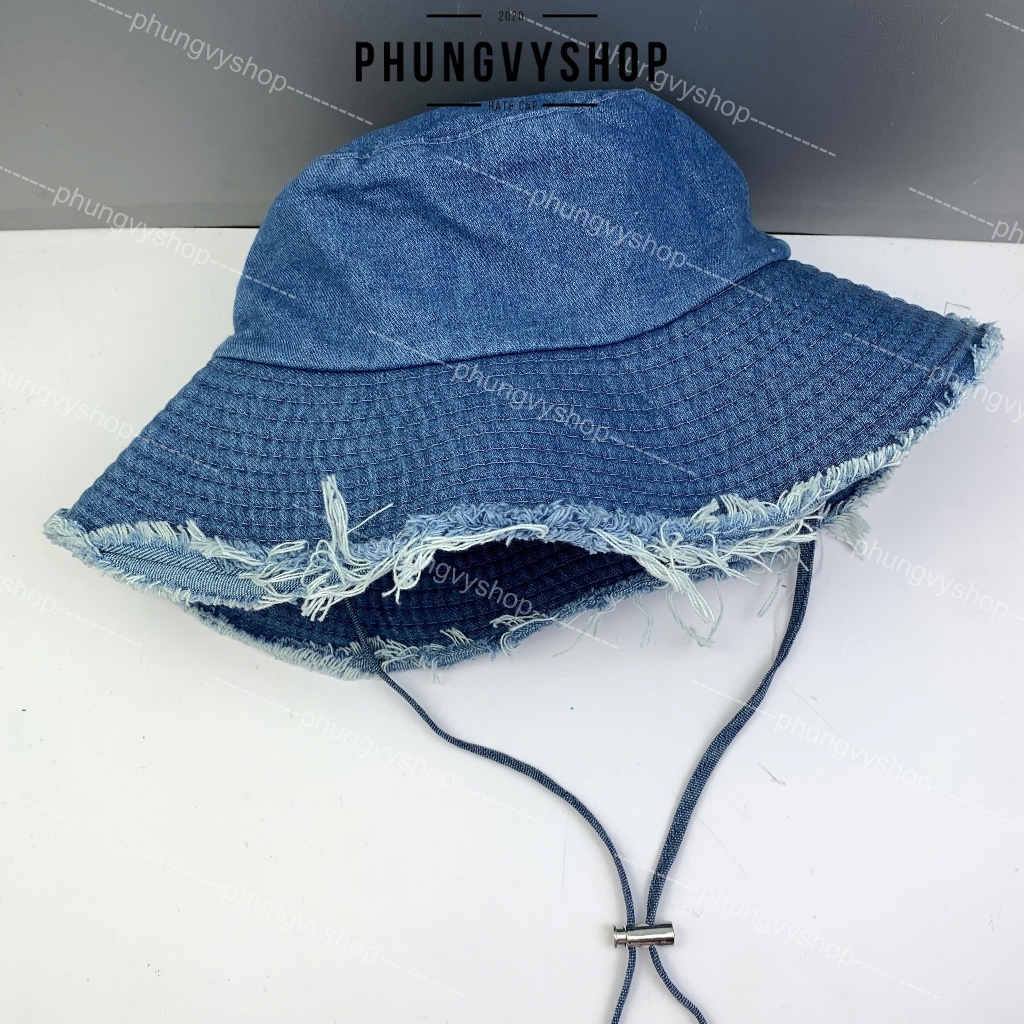 Mũ bucket đơn giản nam nữ thoáng mát- JEAN TRƠN - nón tai bèo vành