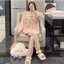 Bộ đồ ngủ dài tay có đệm ngực