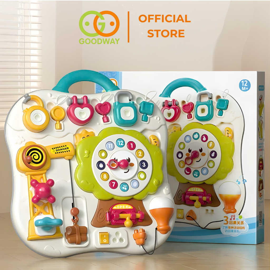 Bảng Bận Rộn Cho Bé Goodway Activity Busy Board Đồ Chơi Montessori Cho Bé 1 2 3 4 5 Tuổi