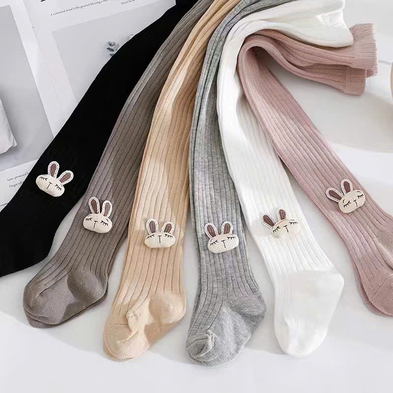 Quần Tất Hàn Cho Bé Gái Họa Tiết Xinh Xắn Đáng Yêu Thỏ Nơ Carot Nhà Liena's Closet