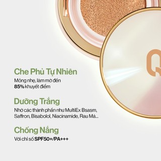 Phấn nước Glamrr Q LONG WEAR DD cushion glamrr q kiềm dầu căng bóng - Kosmi Beauty
