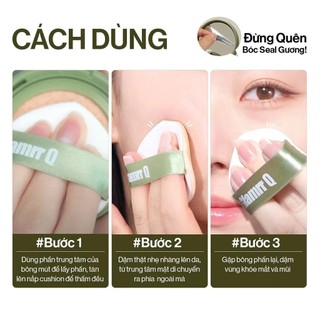 Phấn nước Glamrr Q LONG WEAR DD cushion glamrr q kiềm dầu căng bóng - Kosmi Beauty