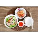 Bộ bàn ăn sứ 20 sản phẩm Minh Châu  bộ chén đĩa cao cấp in hoa truyền thống sang trọng tinh tế bền đẹp — ảnh 7