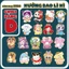Bao Lì Xì Chibi 10 Cái Lì Xì Tết 2026 Bính Ngọ Hoạt Hình Giấy Lấp Lánh Dày Dặn BỐ KHỦNG LONG