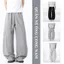 Quần Nỉ ống cong Nam FABUMAN Phối Dây Rút Nỉ 2 da form rộng Chất Nỉ Dày Dặn Đứng Form Co Giãn UNISEX