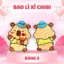 10 Bao Lì Xì Chibi Phản Quang Hoạt Hình BỐ KHỦNG LONG Tết Bính Ngọ Năm 2026 Chibi Capybara Dễ Thương