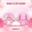 10 Bao Lì Xì Chibi Phản Quang Hoạt Hình BỐ KHỦNG LONG Tết Bính Ngọ Năm 2026 Chibi Capybara Dễ Thương
