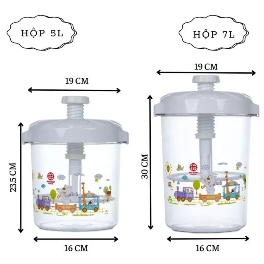 Hộp Muối Dưa Cà Có Đĩa Nén Điều Chỉnh Tiện Lợi Nhựa Nguyên Sinh Siez 5 Lít 7 Lít Cao Cấp Việt Nhật 1986