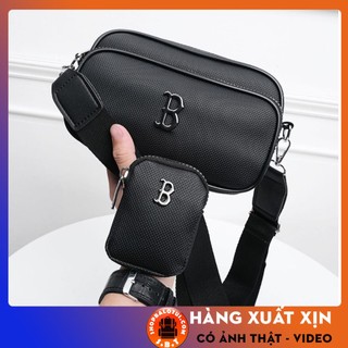 Túi Đeo Chéo Nam Nữ Có Kèm Túi Nhỏ Thời Trang Nhiều Ngăn, Túi Đeo NY Chống Nước Để Ví Điện Thoại Tiện Ích