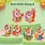 Combo 50 Lì Xì ChiBi BỐ KHỦNG LONG Chibi Capybara Bé Ngựa Siêu Cute Có Phản Quang HÀNG LOẠI 1 ĐẸP
