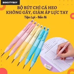 Bút Chì Cá Heo Tiện Lợi Cho Học Sinh – Thiết Kế Dễ Thương, Viết Êm, Chắc Chắn, Tiện Ích.