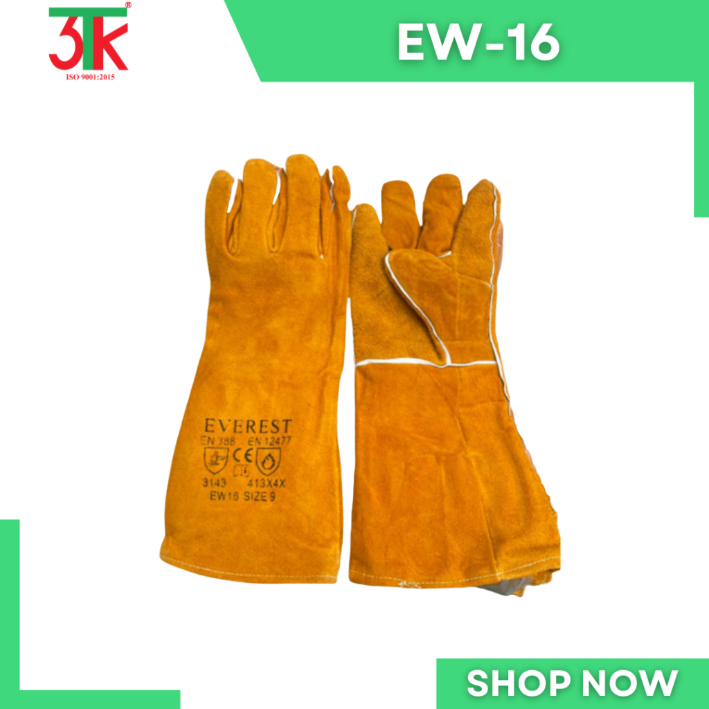 GĂNG TAY DA HÀN EVEREST EW16 (41CM) – CHỐNG TIA LỬA, CHỊU NHIỆT 100°C ...