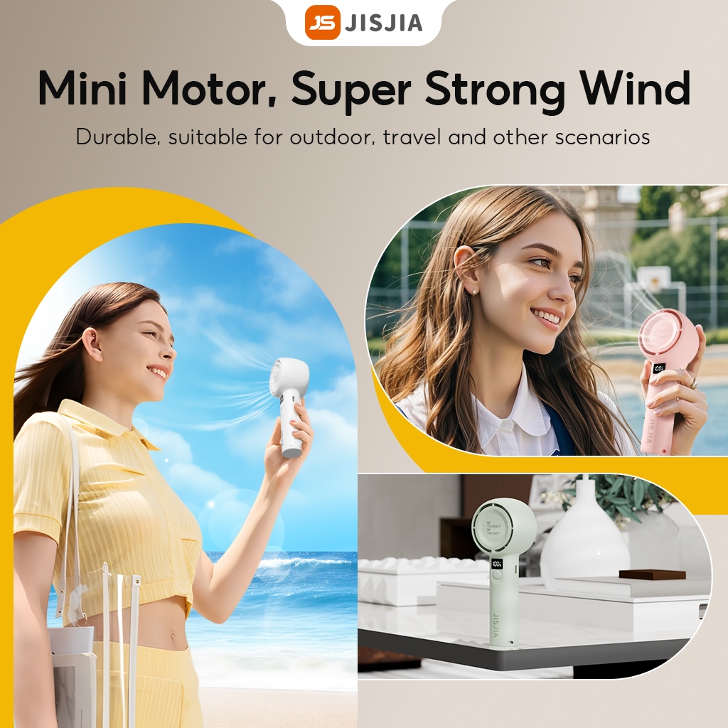 YODEVOE A2 Quạt Cầm Tay Giao Mạnh Màn Hình LED Điều Chỉnh Tốc Độ Lưu Lượng Giao Thiết Kế Nhỏ Gọn Làm Mát Cá Nhân