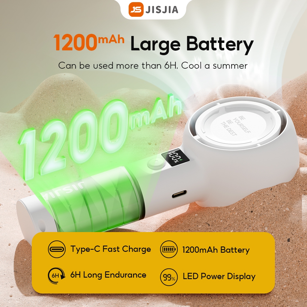 YODEVOE A2 Quạt Cầm Tay Giao Mạnh Màn Hình LED Điều Chỉnh Tốc Độ Lưu Lượng Giao Thiết Kế Nhỏ Gọn Làm Mát Cá Nhân