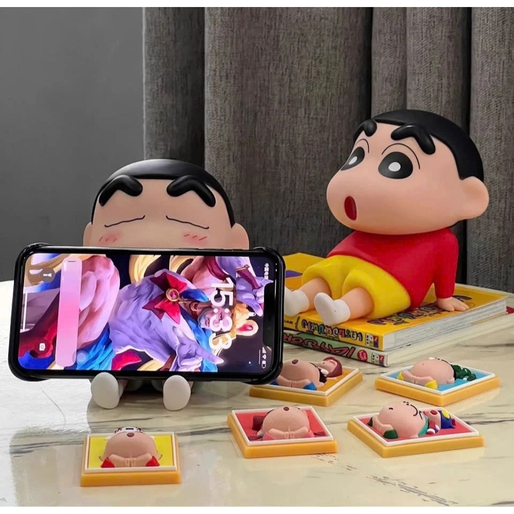 🌈 Giá Đỡ Điện Thoại Để Bàn Hình Shin Siêu Đáng Yêu Chất Liệu Nhựa Cứng Chắc Chắn 88535