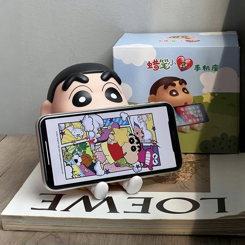 🌈 Giá Đỡ Điện Thoại Để Bàn Hình Shin Siêu Đáng Yêu Chất Liệu Nhựa Cứng Chắc Chắn 88535