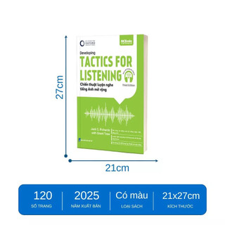 Sách - Tactics for Listening - Developing - Chiến thuật luyện nghe Tiếng Anh mở rộng