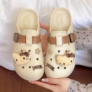 Sục nữ dép đế cao 4cm kèm charm kiểu dáng Hàn quốc dễ thương CS-224 Mita