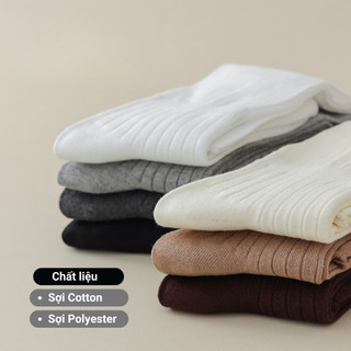 [LIVE MỞ BÁN] Tất nữ cổ cao lolita mang giày boot GOMTAT, vớ bắp chân nữ mang bốt mùa đông, mềm mịn giữ ấm - KEM-001