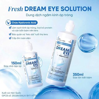 Nước ngâm lens, nước ngâm kính áp tròng các loại dung tích 150ml & 360ml