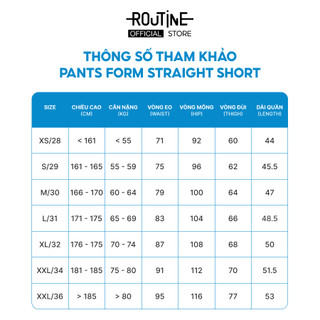 Quần Short Denim Nam Form Straight - Routine 10F25DPS005