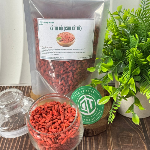 Kỷ Tử Đỏ Loại 1 Đức Thiện (Câu Kỷ Tử) (Khô, Sạch, Thơm) - Trà, Ngâm Rươu, Cải Thiện Sinh Lý, Đẹp Da