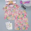 Bộ tole lanh tay ngắn quần dài bé gái,áo cài nút trước có nơ 10-42kg - Đồ bộ tole Flower
