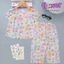 Bộ tole lanh tay ngắn quần dài bé gái,áo cài nút trước có nơ 10-42kg - Đồ bộ tole Flower