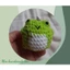 Móc khóa ếch tròn - handmade len - crochet - amigurumi