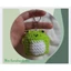 Móc khóa ếch tròn - handmade len - crochet - amigurumi
