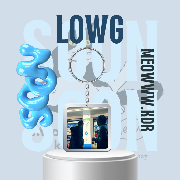 móc khoá/ keyring rapper LowG / Low G , An Thần, Simp Gái 808,..