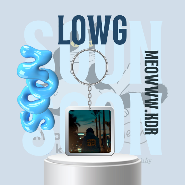 móc khoá/ keyring rapper LowG / Low G , An Thần, Simp Gái 808,..